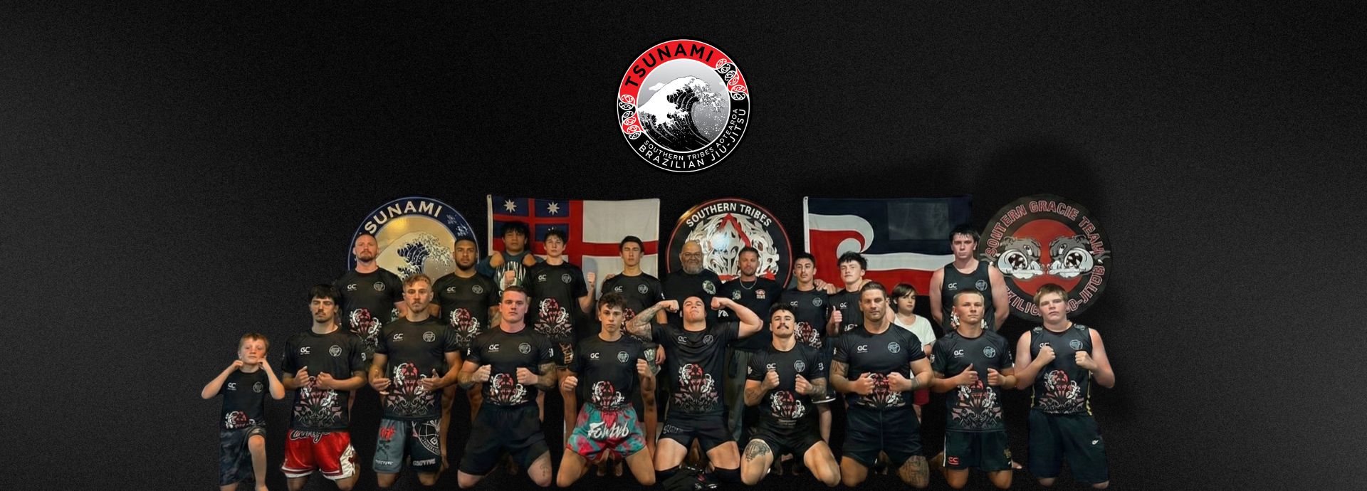 Southern Tribes MMA team in custom Game Changer kit
