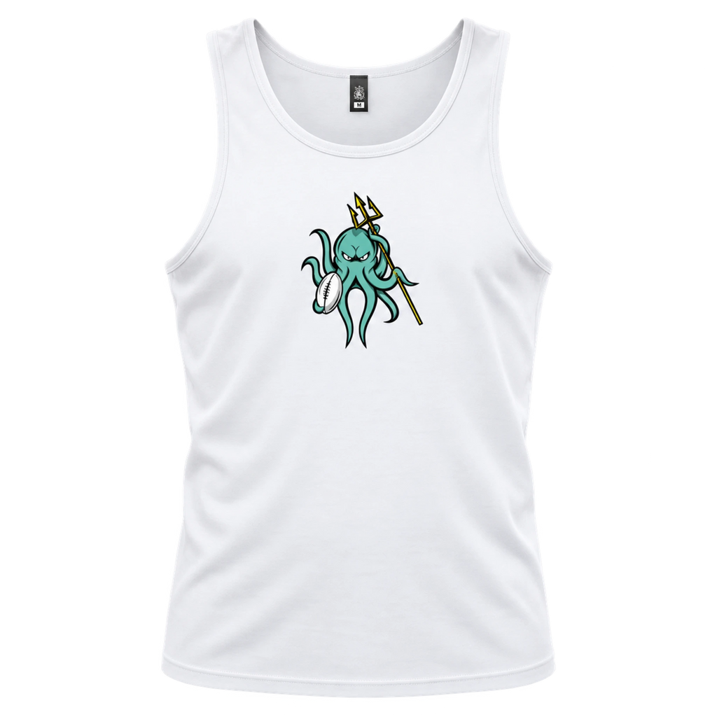 Kraken NFL White Cotton Singlet