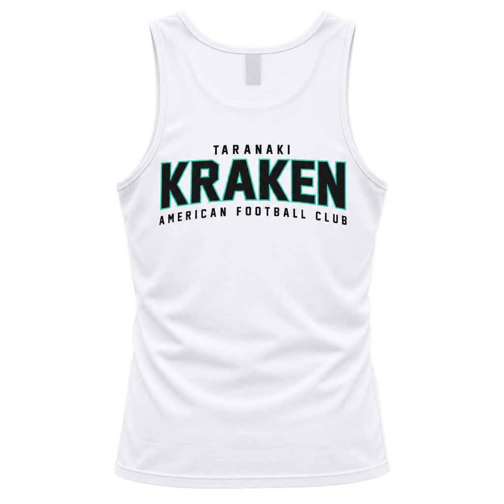 Kraken NFL White Cotton Singlet
