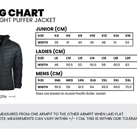 Taranaki Iwi Mens Puffer Jacket