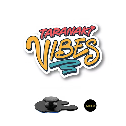 Taranaki Vibes Croc Charm