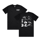 Taranaki Icon Map Adults Tee