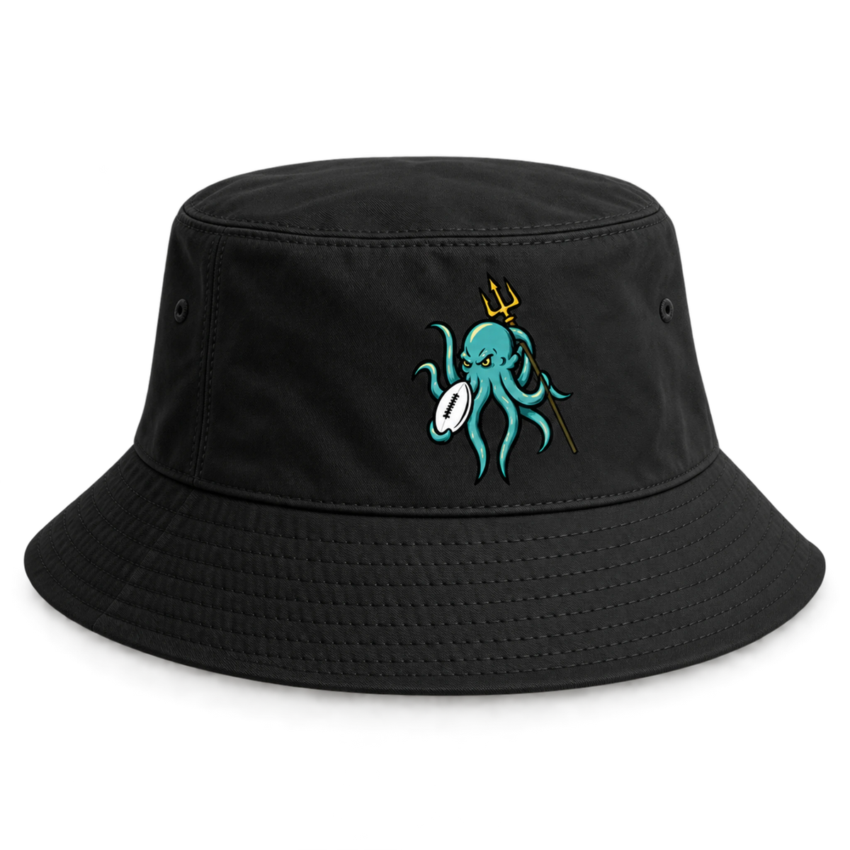 Kraken NFL Black Bucket Hat