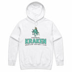 Kraken NFL White Cotton Hoodie