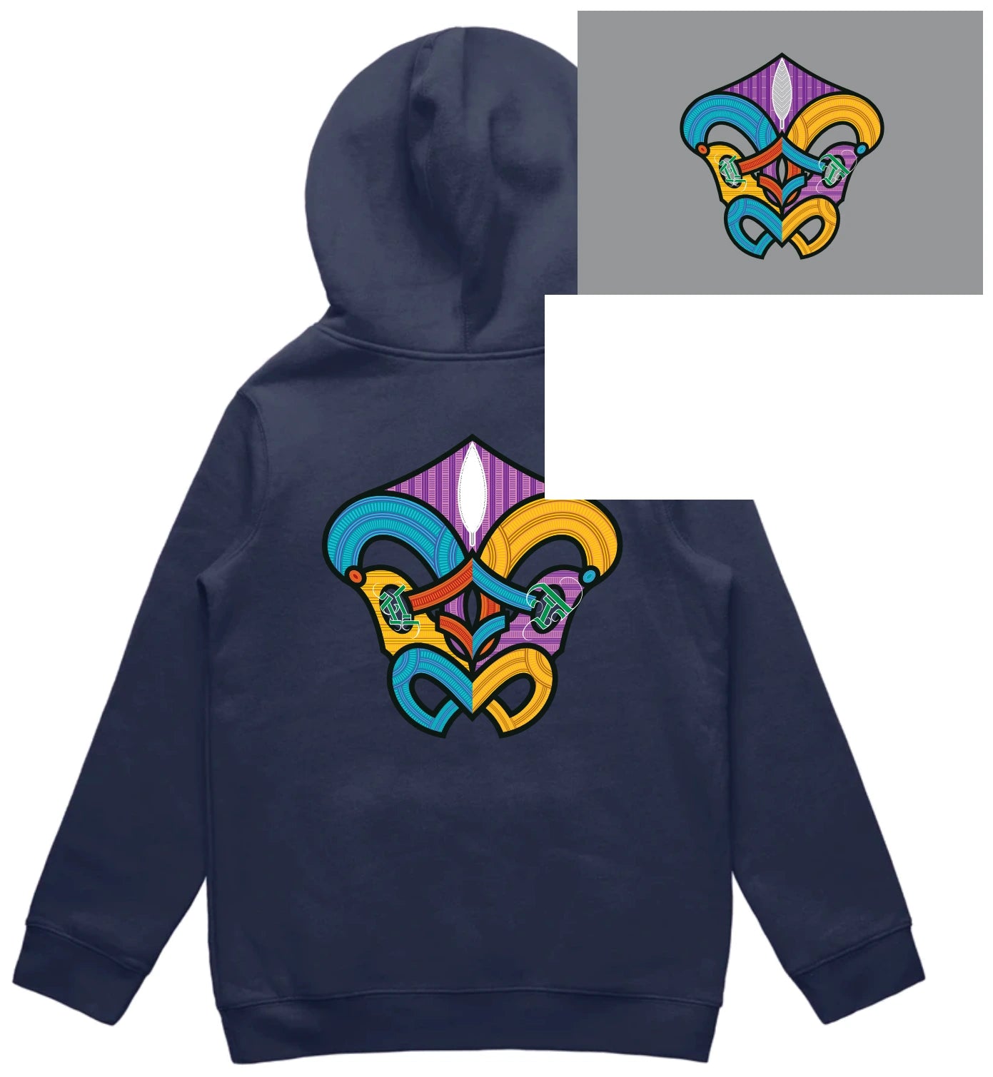 Te Atiawa Hine Takurua Youth Hoodie