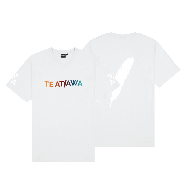 Te Parawai o Rongo - Kids and Adults White Tee image 0