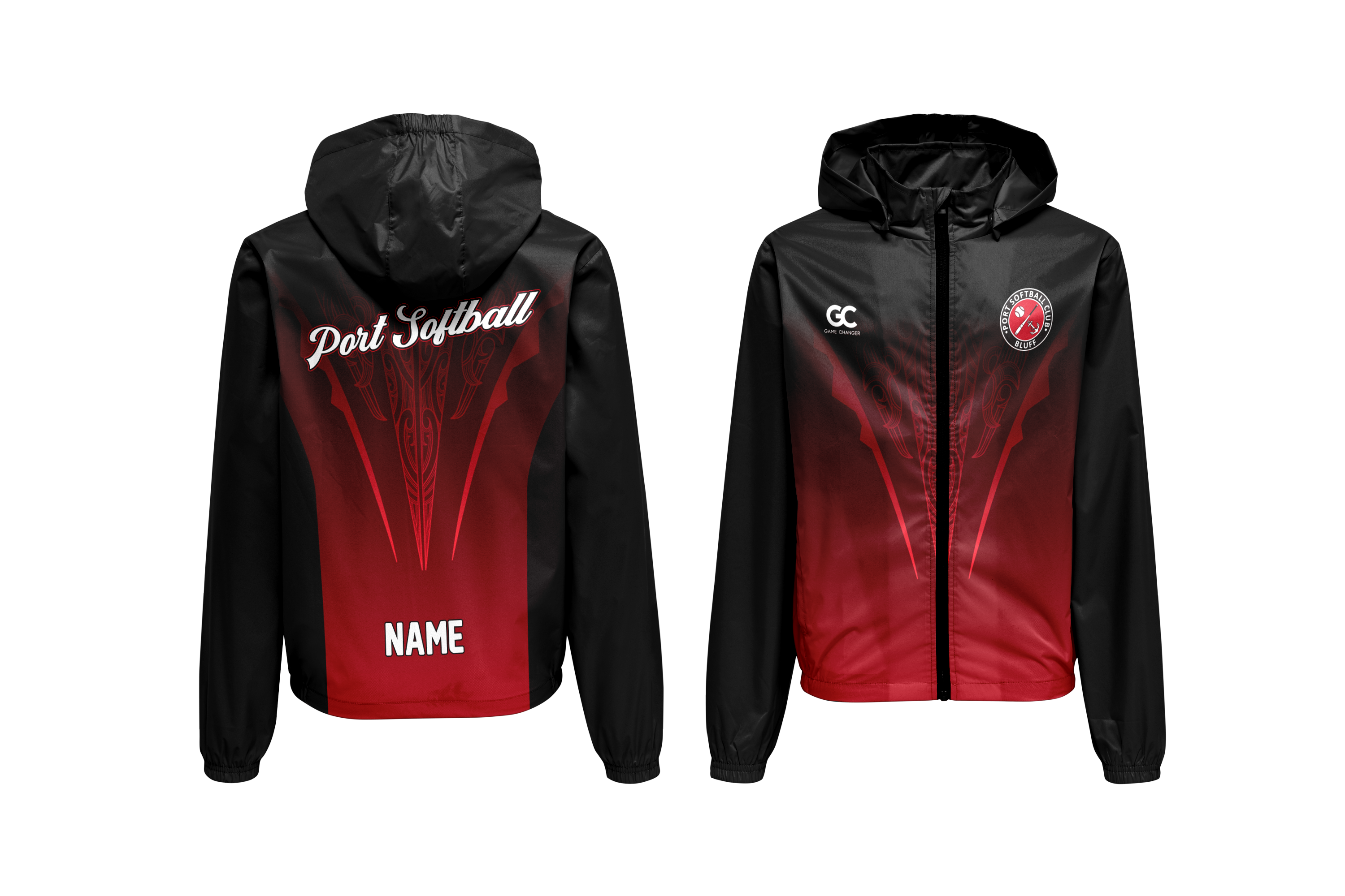 Port Softball Club Zip Training Jacket image 0