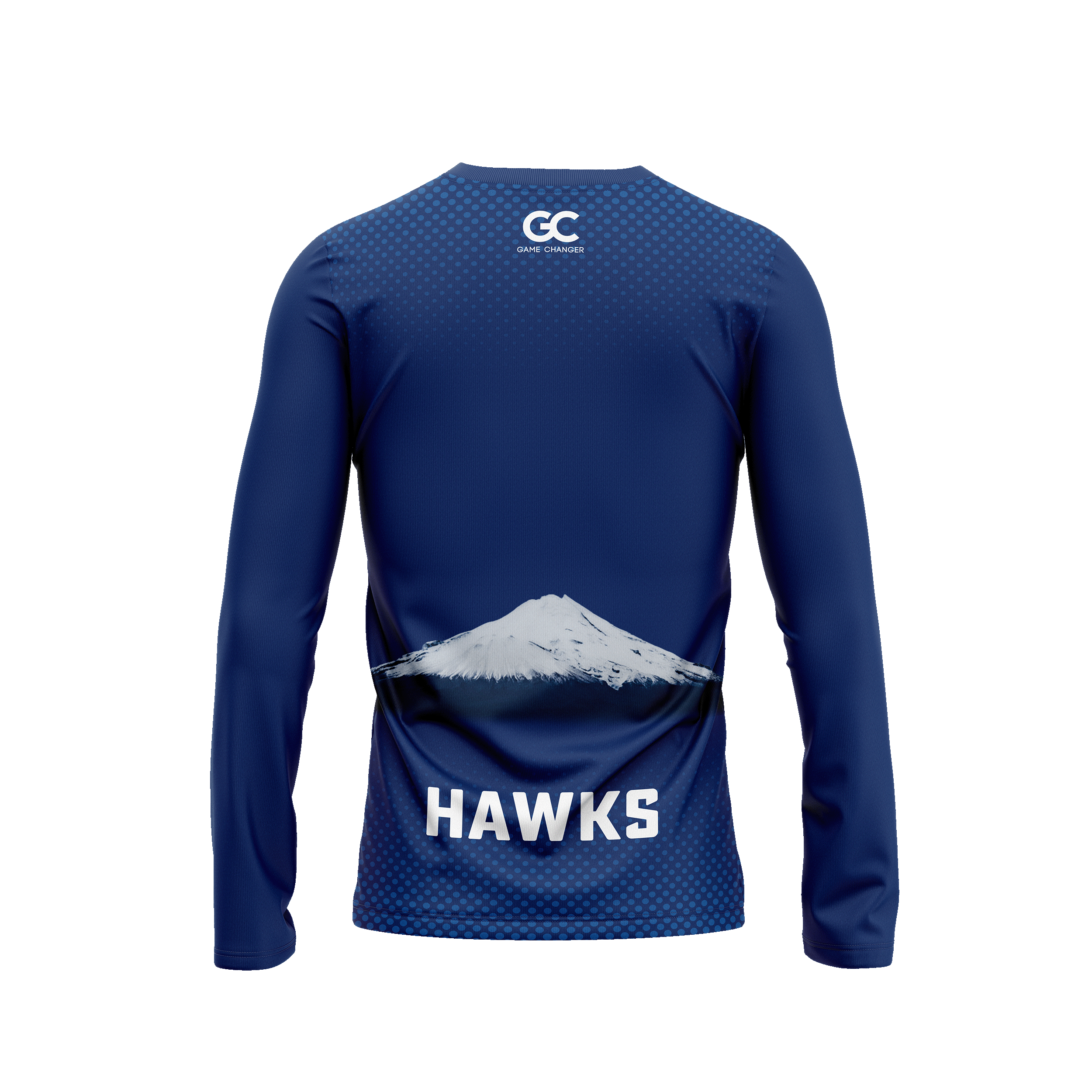 Hawera Hawks L/S Adults Tee image 1