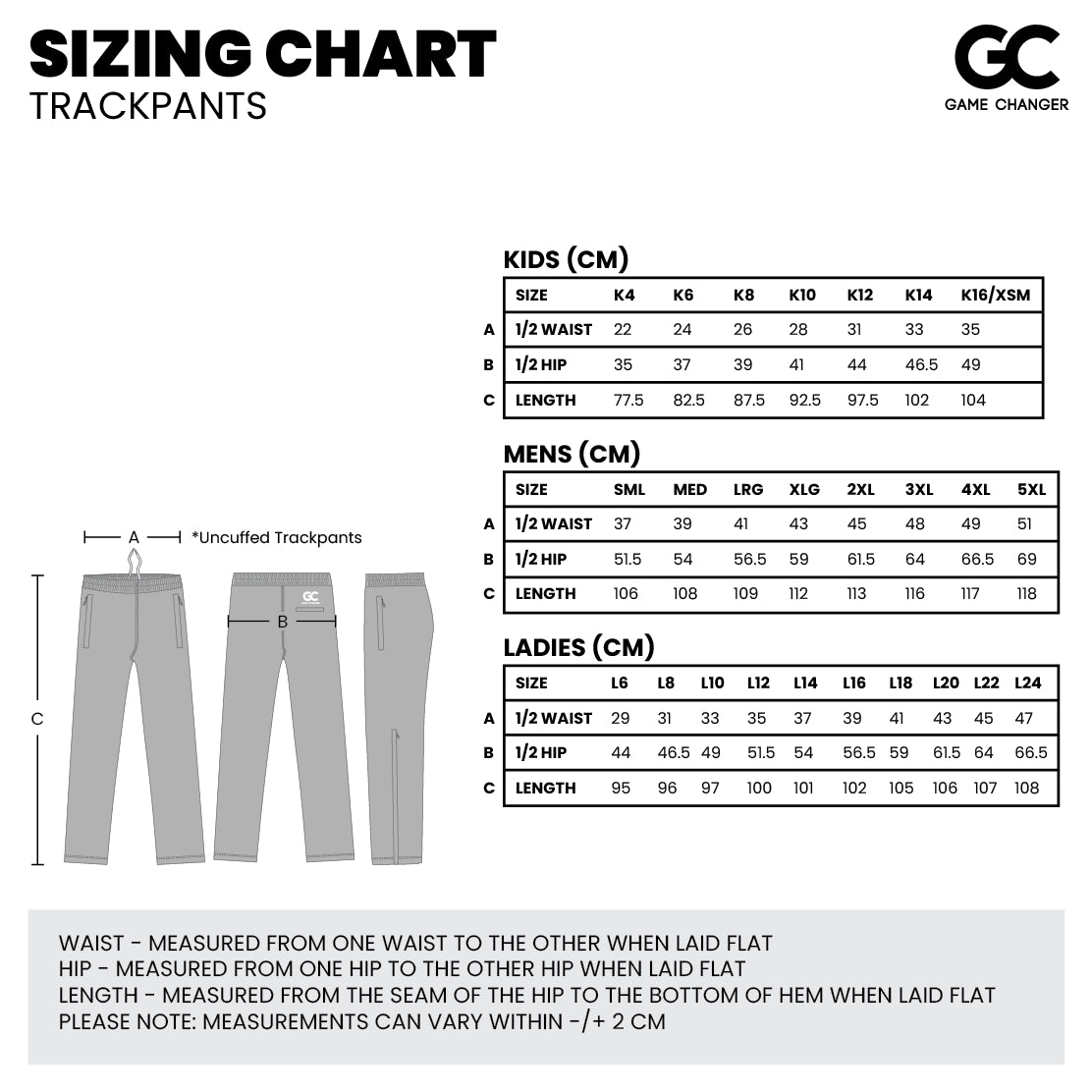 SRLA Adults Players Trackpants image 1
