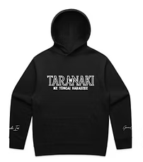Taranaki Iwi Ngā Pāhuki Hoodie - Black