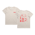 Taranaki Icon Map Kids and Youth Tee