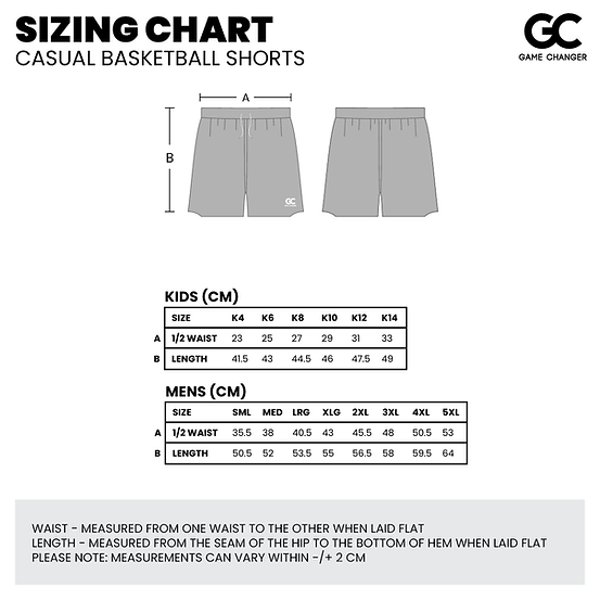 Kids & Mens Clifton Rugby Casual Basketball Style Shorts
