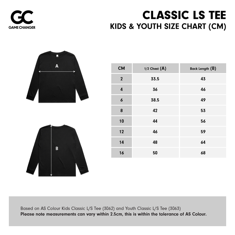 Kids Size Chart