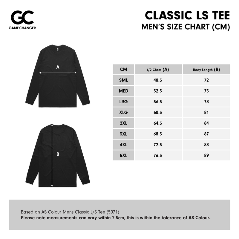 Mens Size Chart