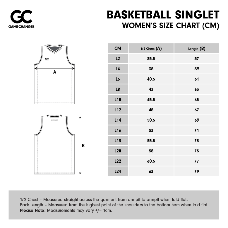 Womens Size Chart