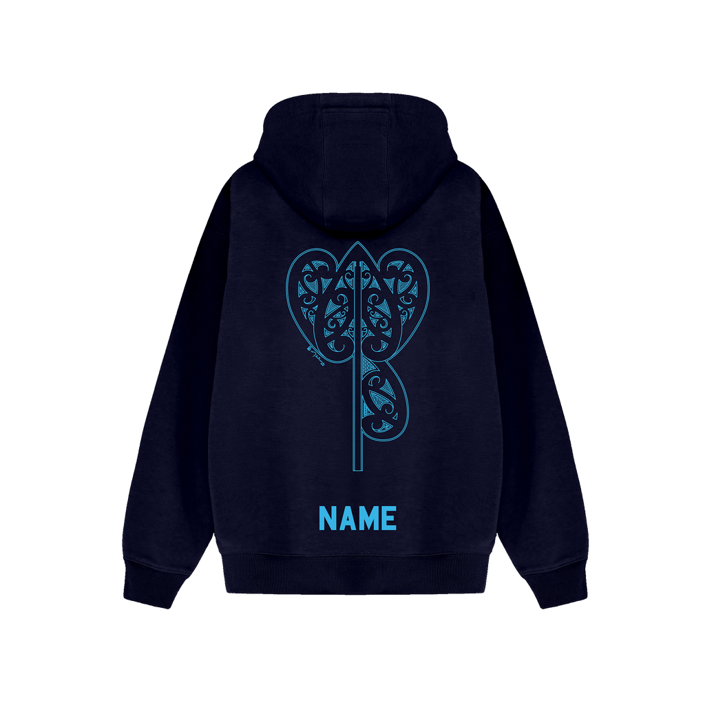 Clifton Rugby Blue Supporters Cotton Hoodie