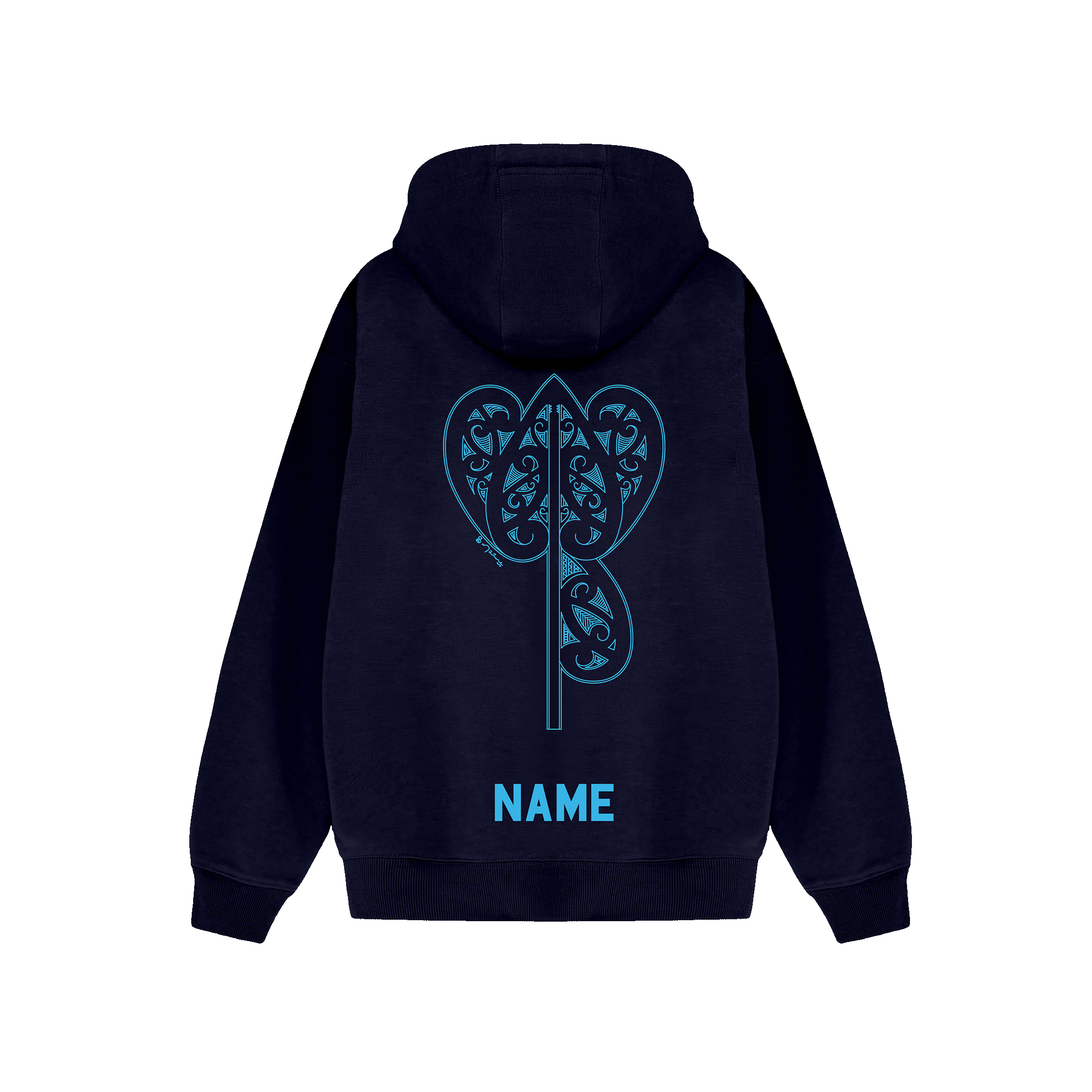 Clifton Rugby Blue Supporters Cotton Hoodie