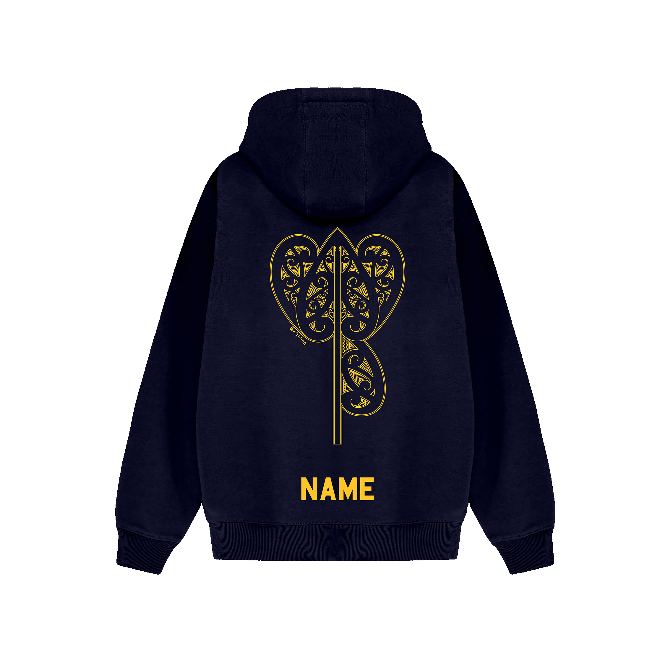 Clifton Rugby Supporters Hoodie - Gold Print