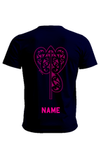 Clifton Rugby Supporters Tee - Magenta Print
