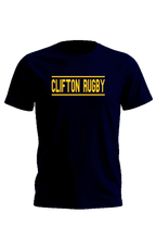 Clifton Rugby Gold Supporters Cotton Tee