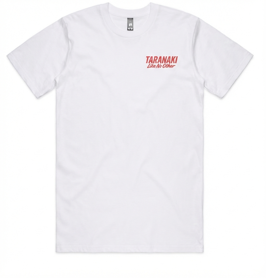 Taranaki Icon Map Adults Tee