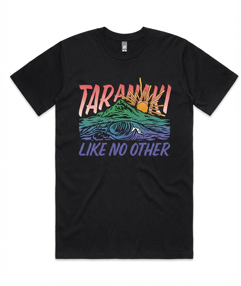 Retro Taranaki Like No Other Adults Tee