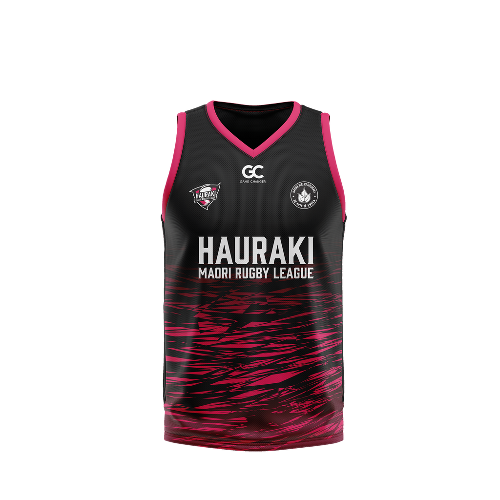 Hauraki Maori Rugby League - Official Casual Basketball Singlet