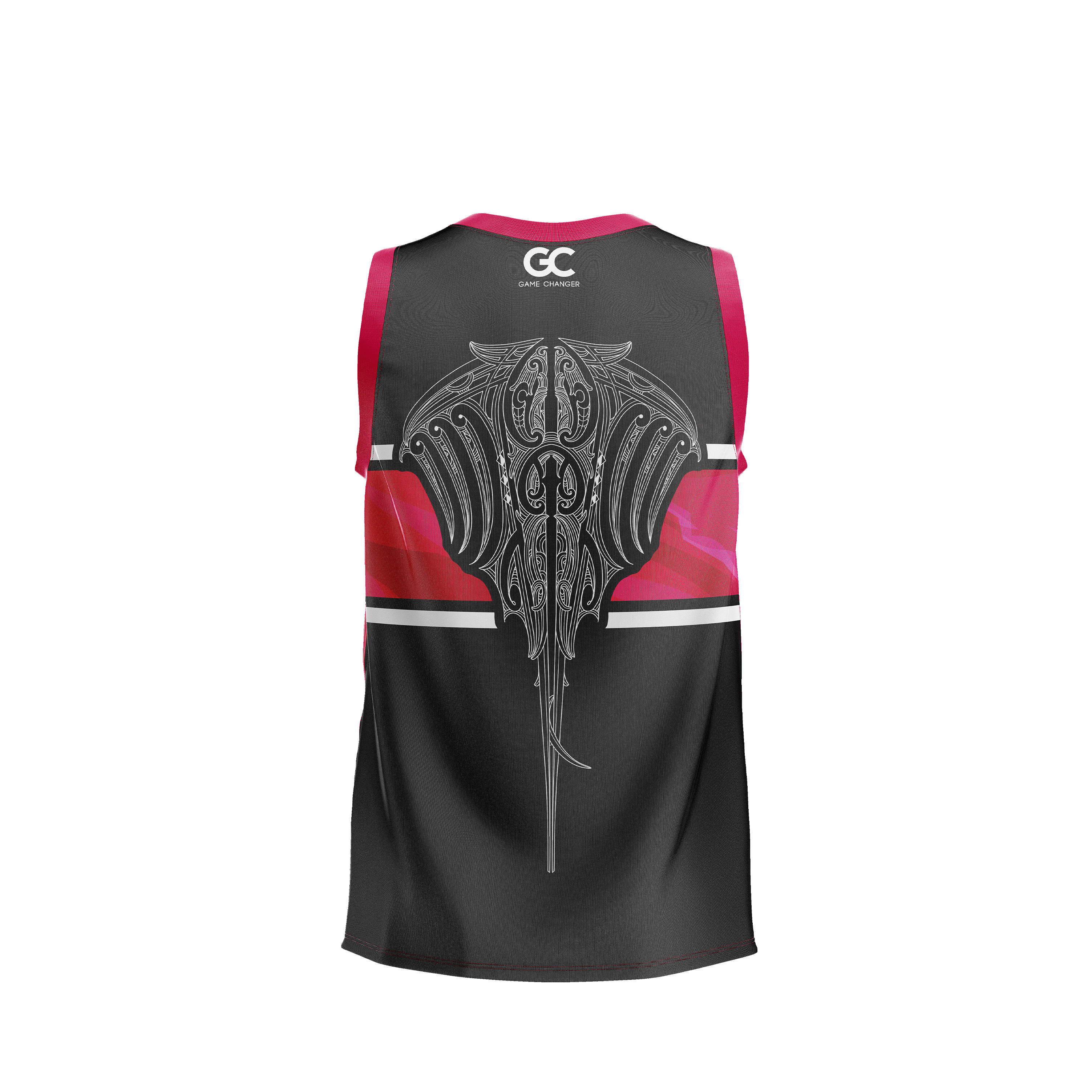 Hauraki Maori Rugby League - Official Stripe Casual Basketball Singlet