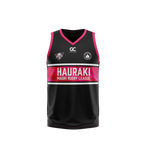 Hauraki Maori Rugby League - Official Stripe Casual Basketball Singlet