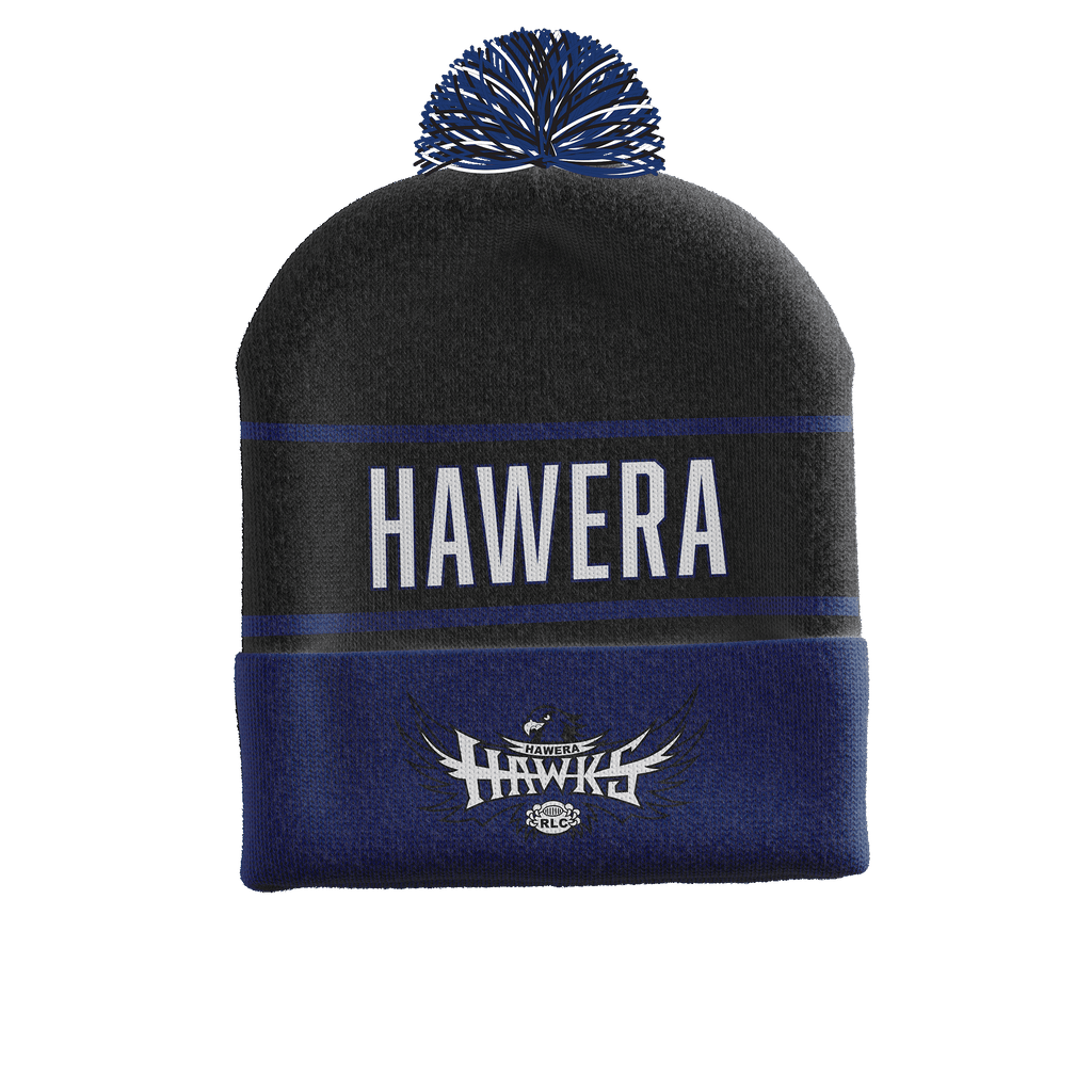 Hawera Hawks Knitted Beanie