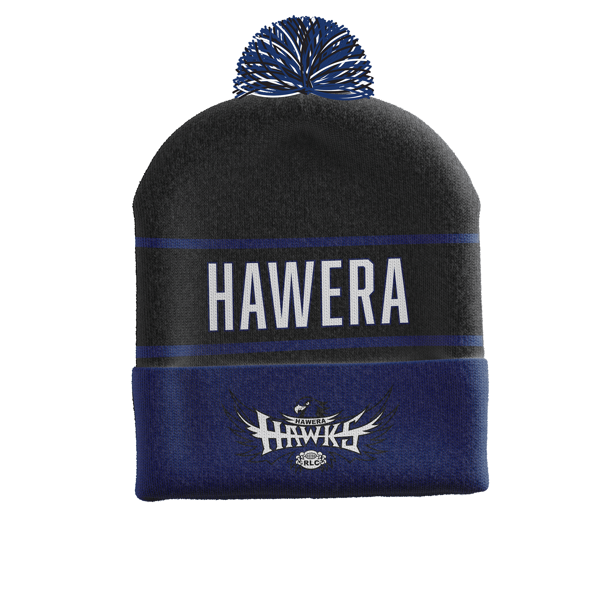 Hawera Hawks Knitted Beanie