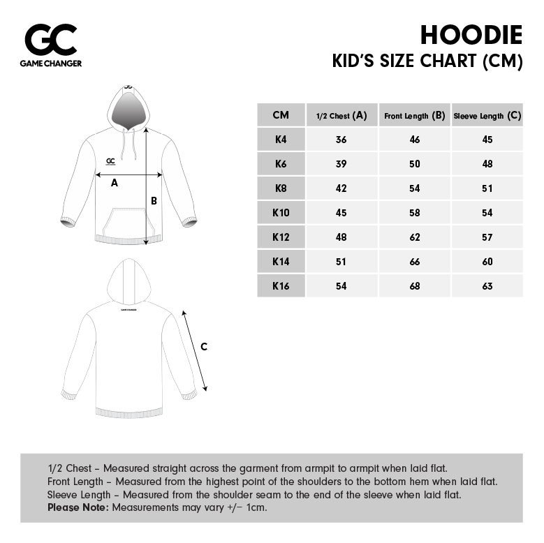 Kids Size Chart