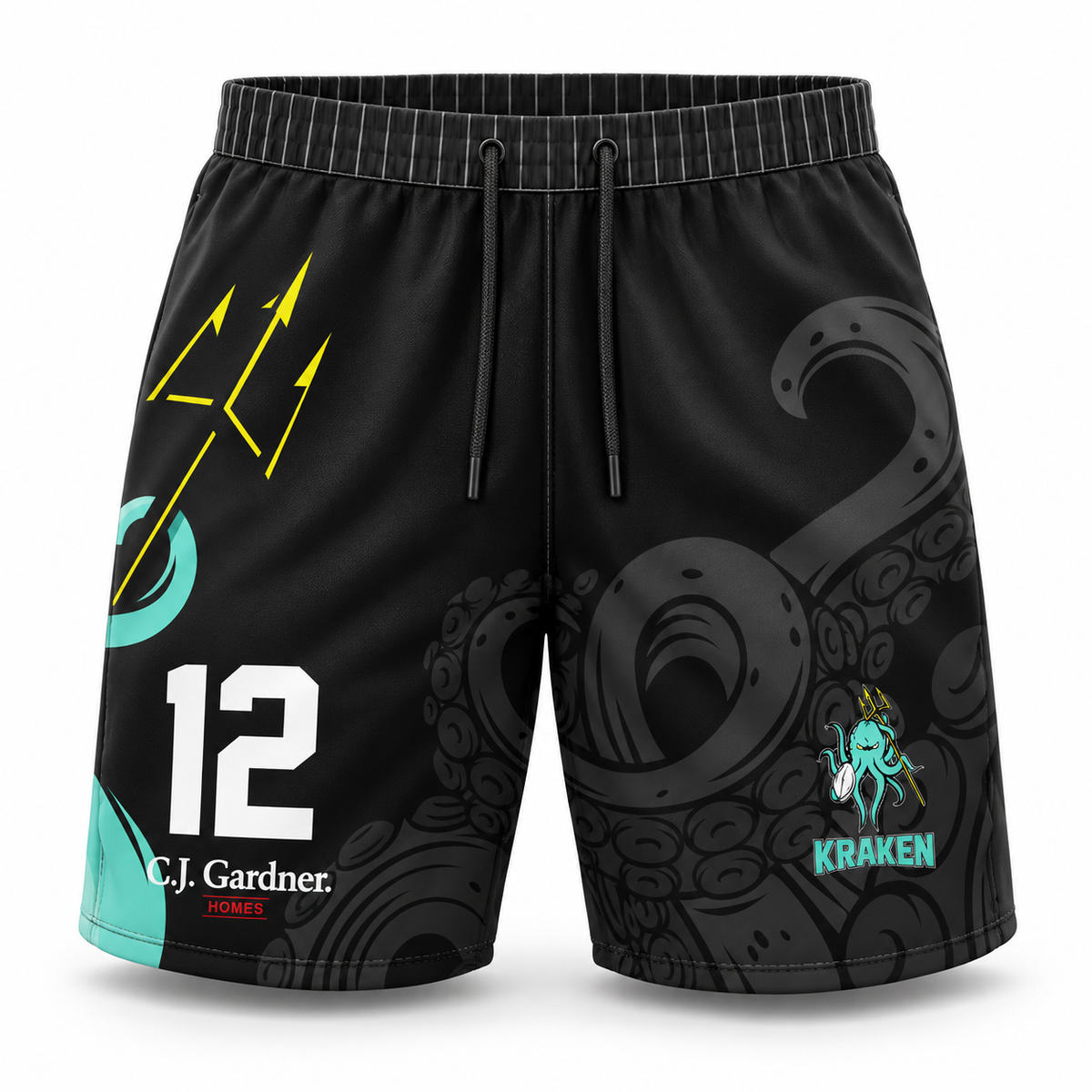 Kraken NFL Adult Playing Shorts