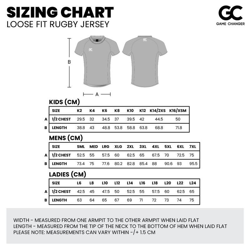 Adults & Kids Size Chart