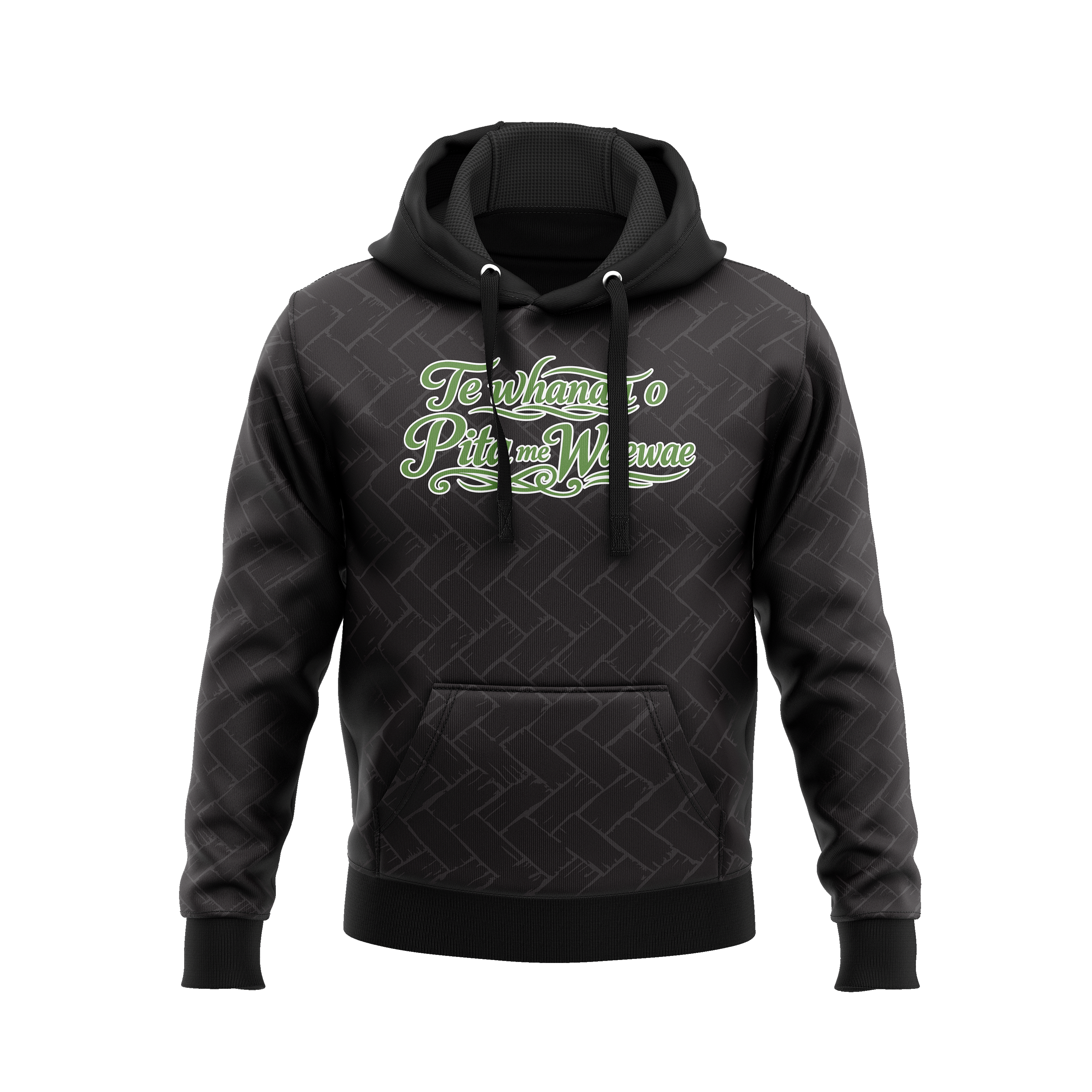 Te Whānau o Pita me Waewae - Official Black Hoodie