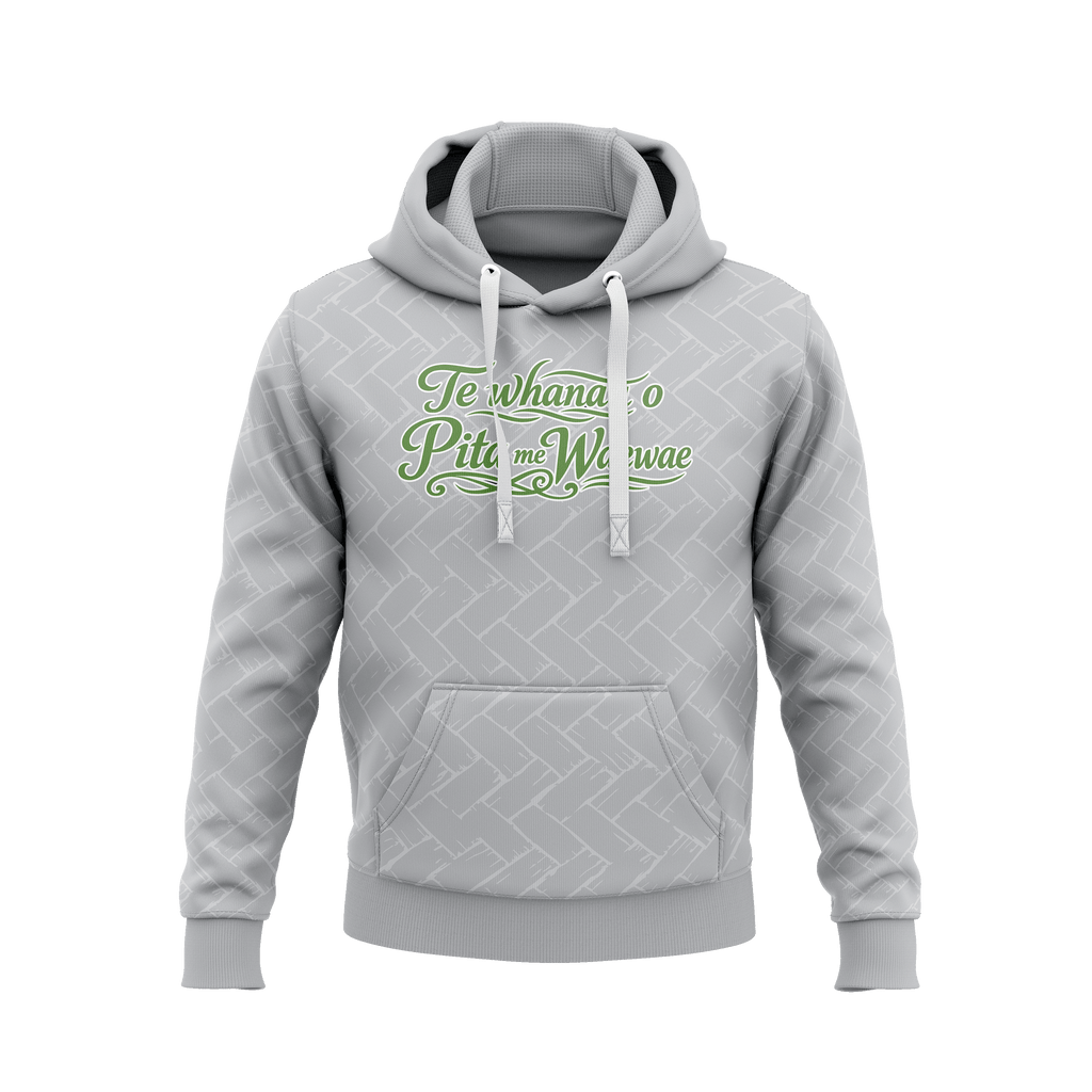 Te Whānau o Pita me Waewae - Official Grey Hoodie