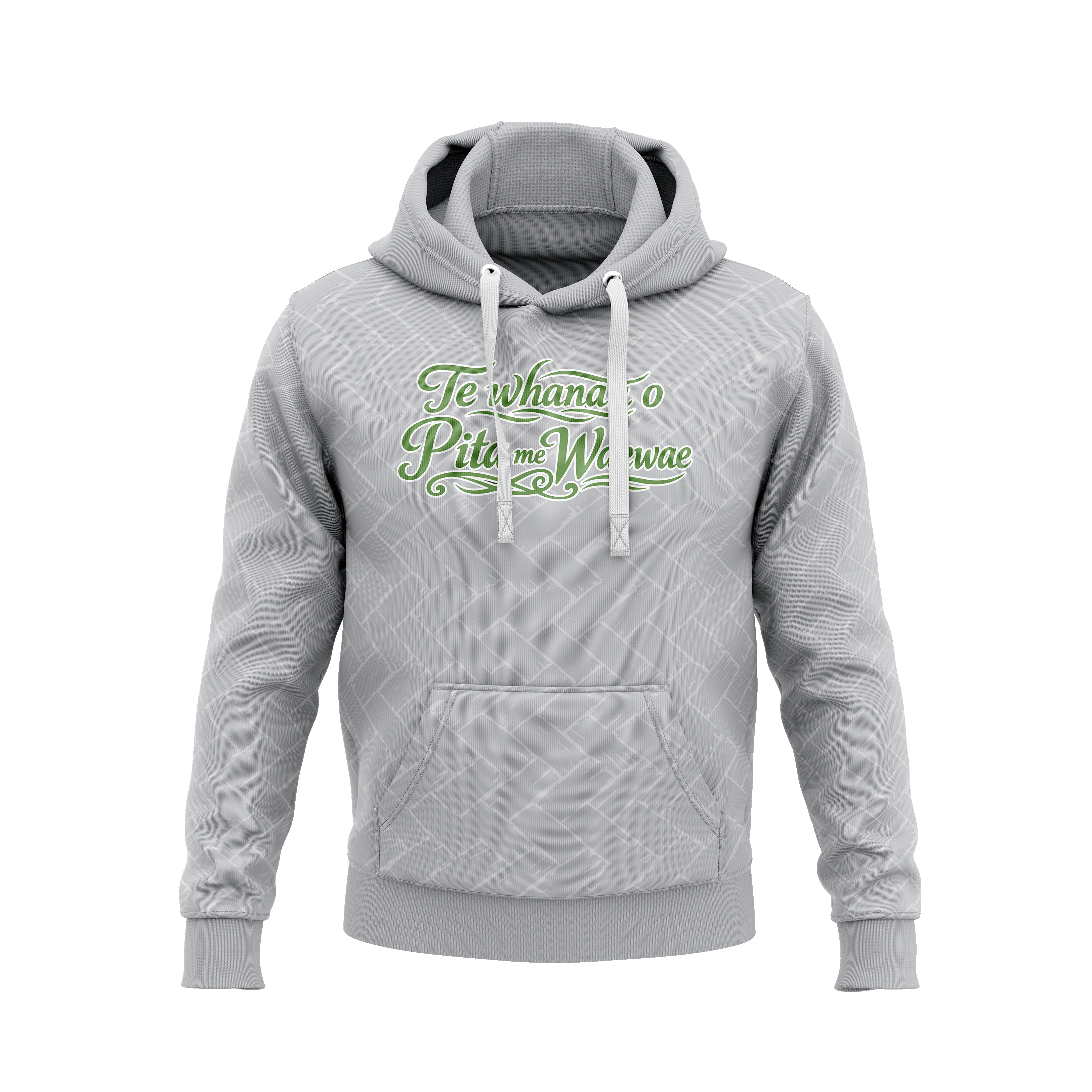 Te Whānau o Pita me Waewae - Official Grey Hoodie
