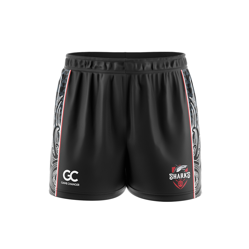 Ngati Kahu Sharks - Official Off field Gym Training Shorts