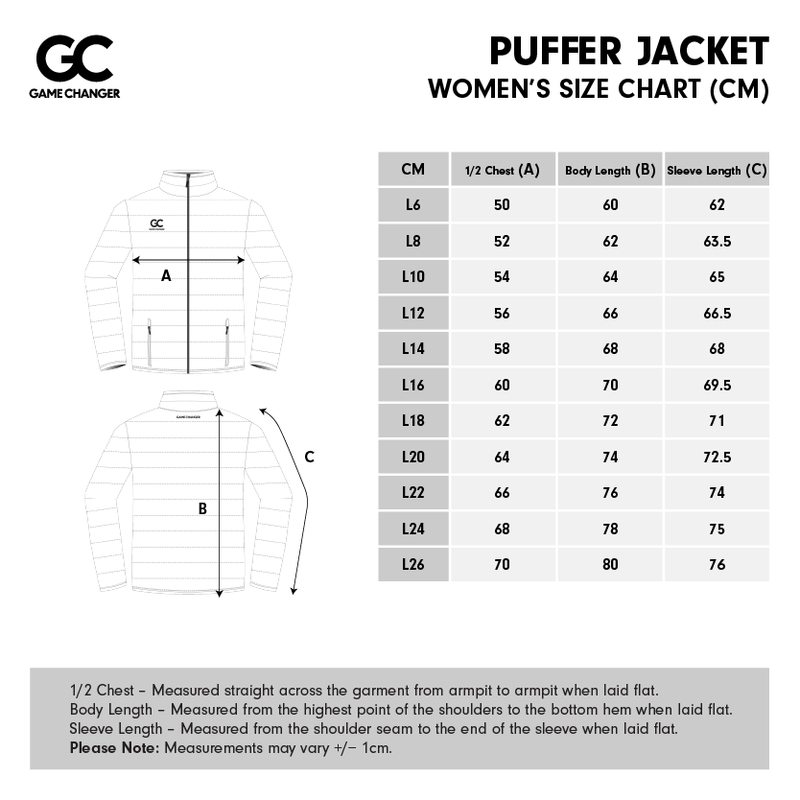 Womens Size Chart