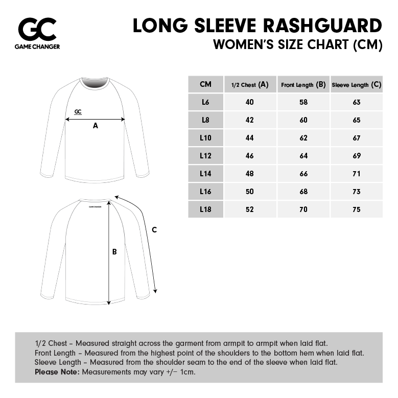 Womens Size Chart
