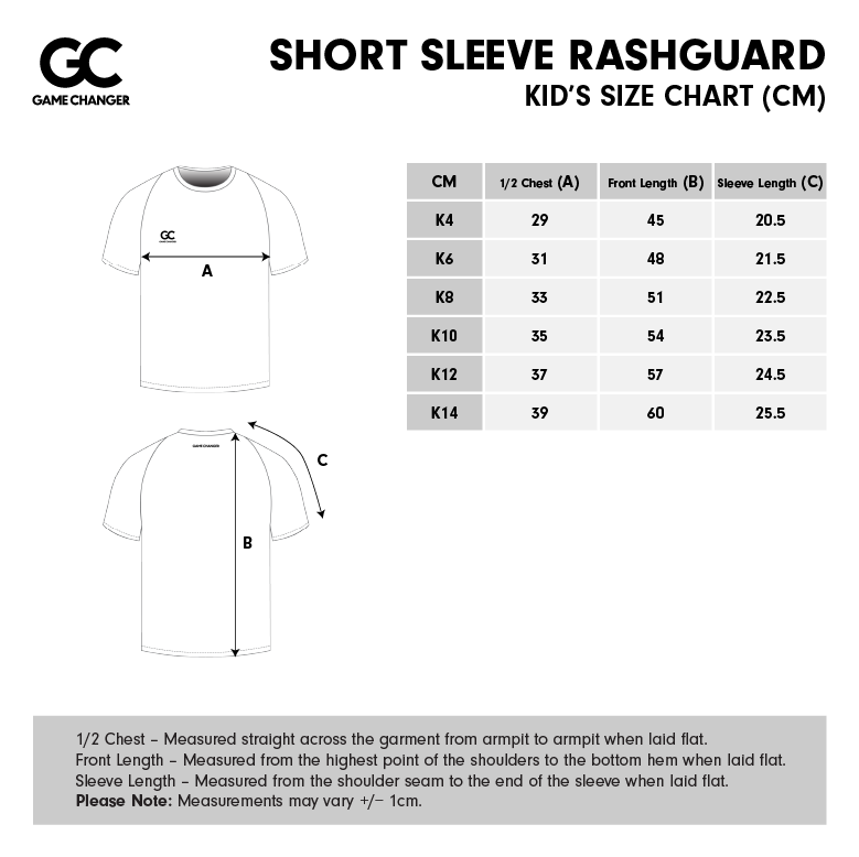 Kids Size Chart