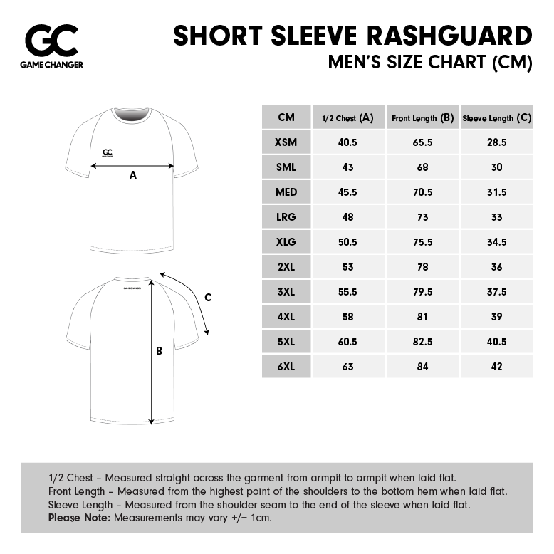 Mens Size Chart