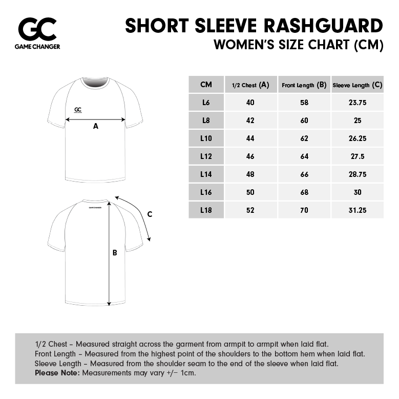 Womens Size Chart