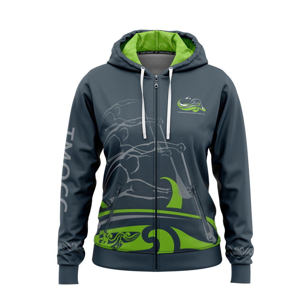 Tauranga Moana Outrigger Canoe Club - Official Zip Hoodie