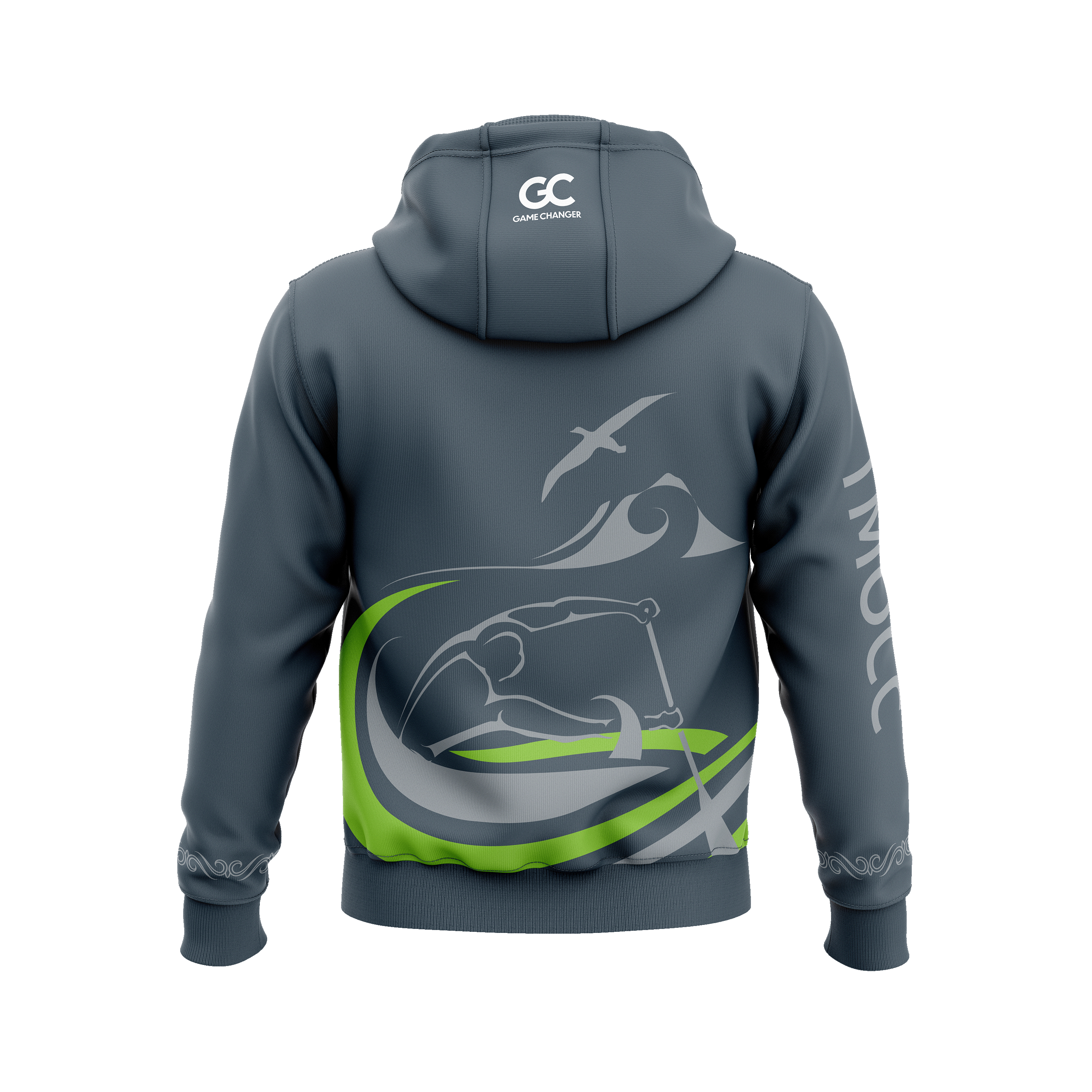 Tauranga Moana Outrigger Canoe Club - Official Grey Hoodie