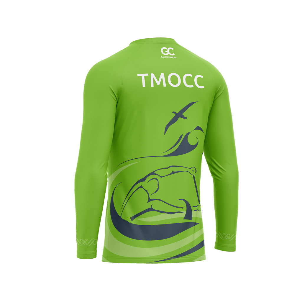 Tauranga Moana Outrigger Canoe Club - Official Green Rashguard