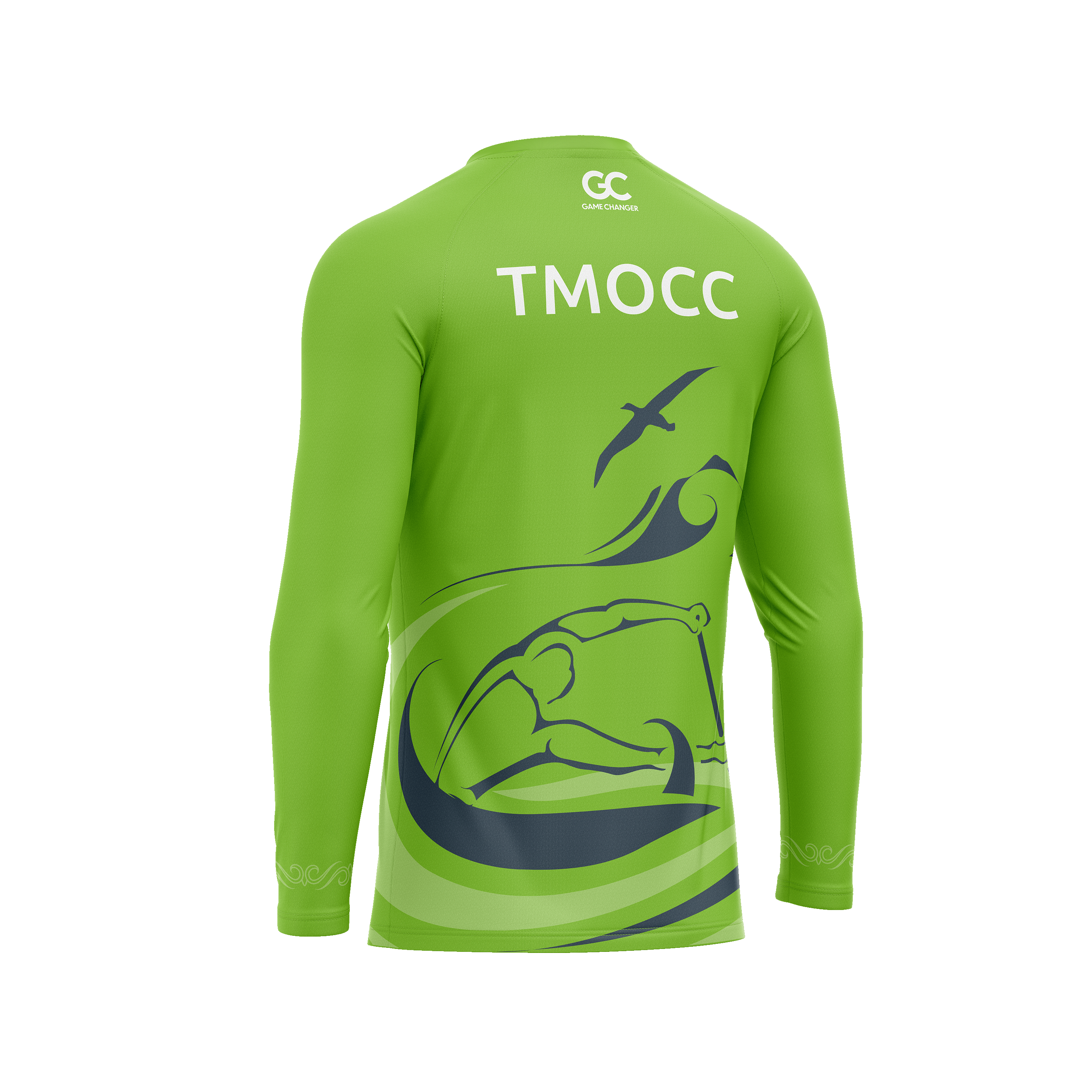 Tauranga Moana Outrigger Canoe Club - Official Green Rashguard