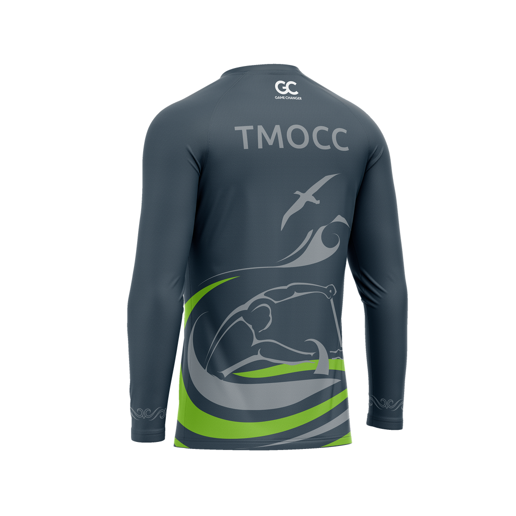 Tauranga Moana Outrigger Canoe Club - Official Grey Rashguard