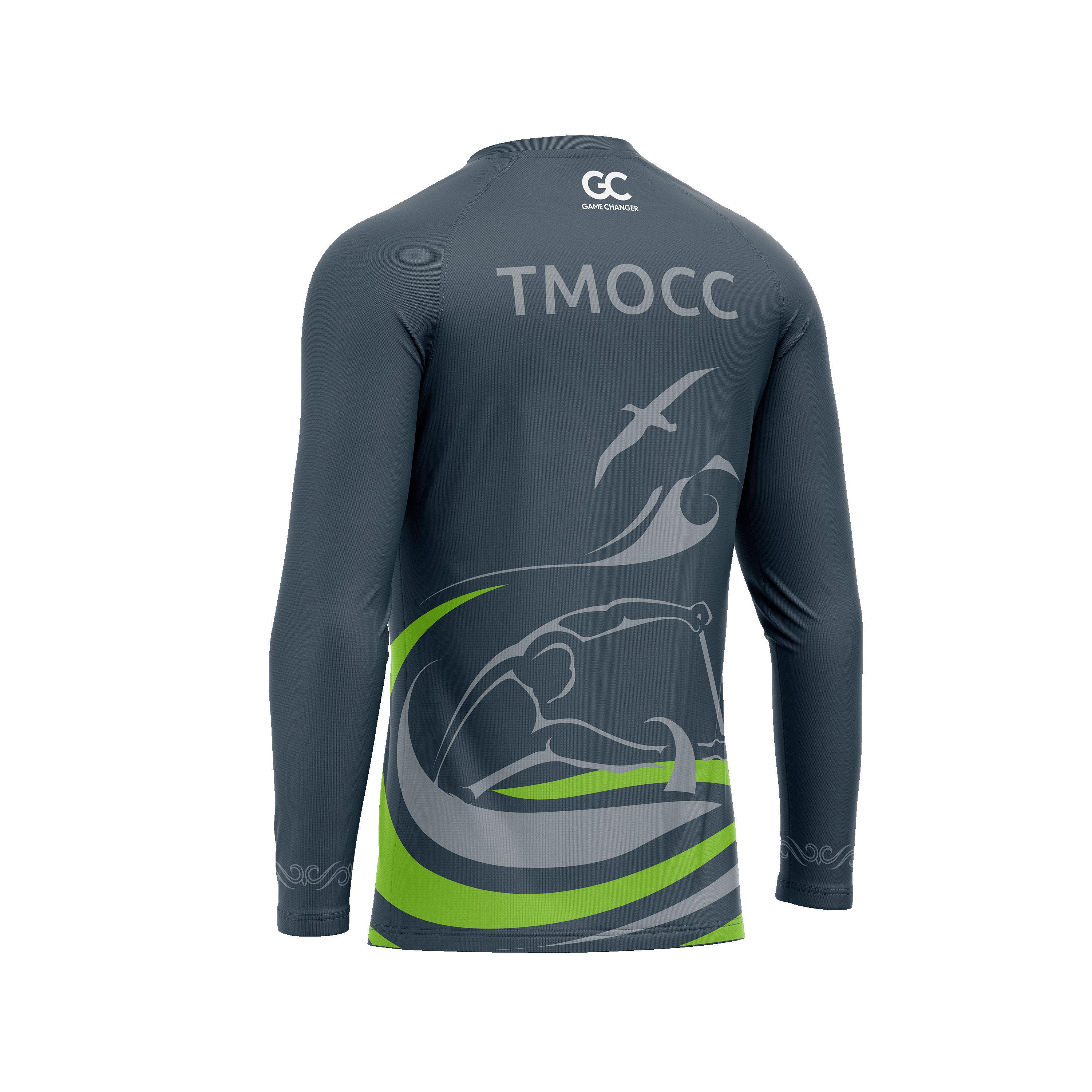 Tauranga Moana Outrigger Canoe Club - Official Grey Rashguard