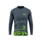 Tauranga Moana Outrigger Canoe Club - Official Grey Rashguard